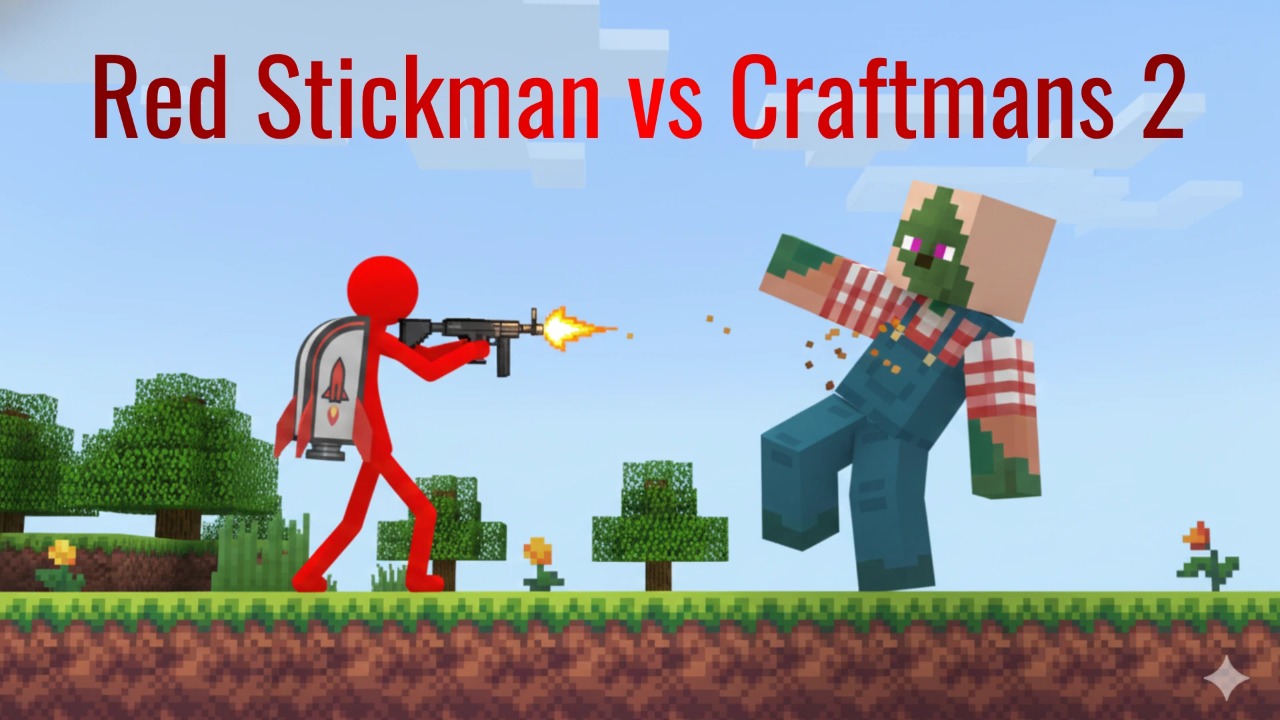 Red Stickman vs Craftmans 2 Cover