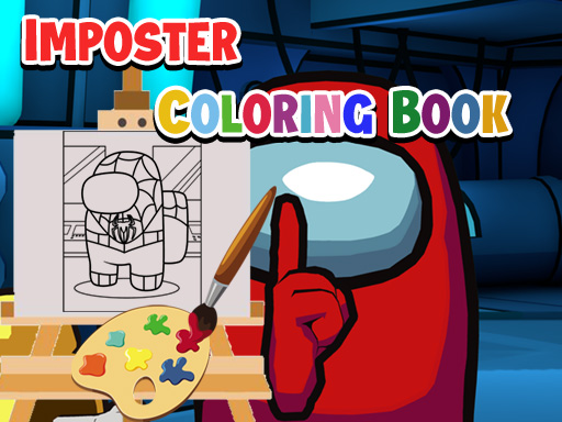 Imposter Coloring Book Cover